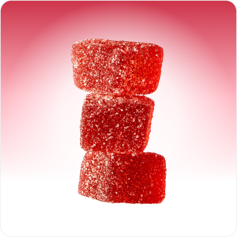 Caramelos de CBD de cereza y piña (x20)
