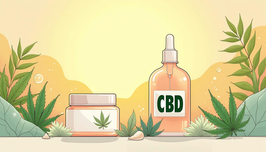 Cosméticos y productos de belleza a base de CBD