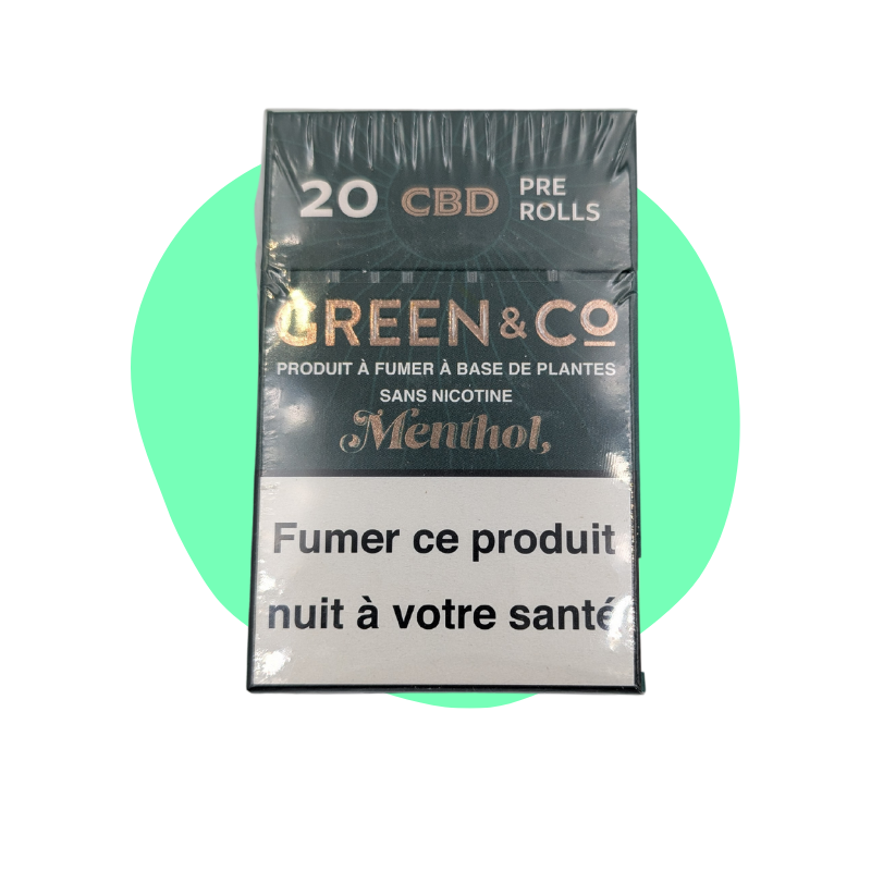 Cigarrillos CBD mentolados