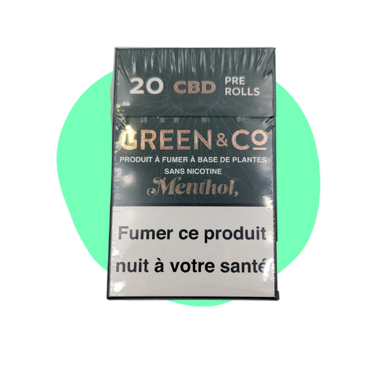 Cigarrillos CBD mentolados