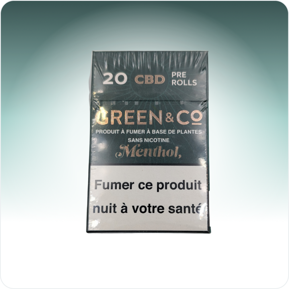 Cigarrillos CBD mentolados