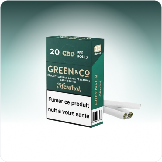 Cigarrillos CBD mentolados