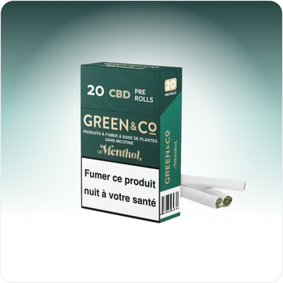 Cigarrillos CBD mentolados