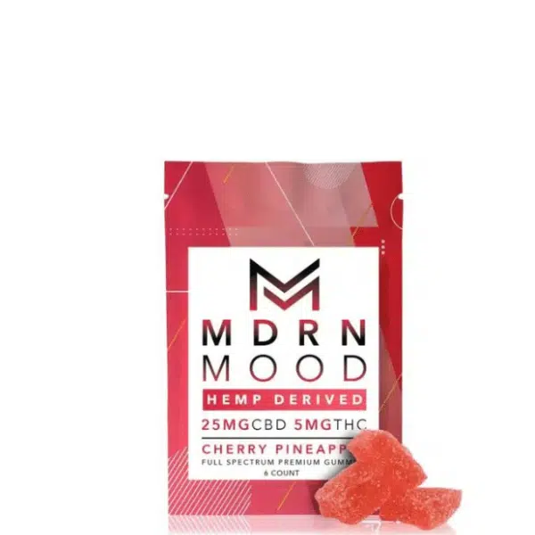 Caramelos de CBD de cereza y piña (x6)