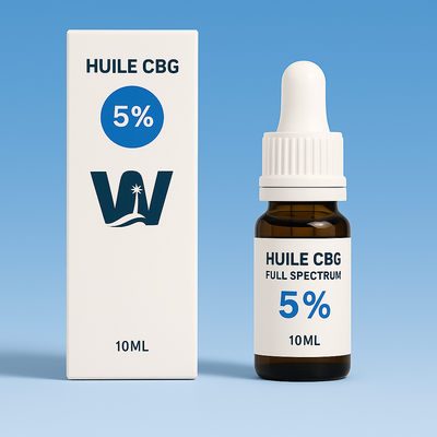 CBG 5% + CBD 5% Aceite de cáñamo
