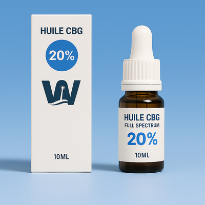 CBG Aceite de cáñamo 20% + CBD 5%.