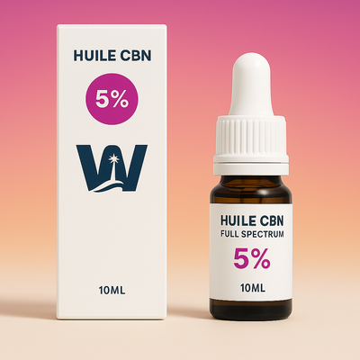 Aceite de cáñamo CBN 5% + CBD 5% + CBN 5% + CBD 5