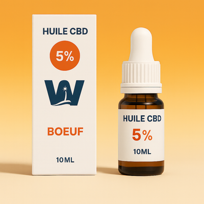 Aceite de CBD Full Spectrum 5% para perros (vacuno)