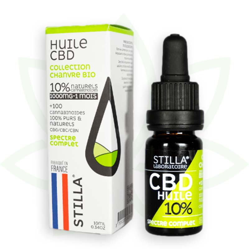 cbd aceite de cáñamo 10 por ciento 10ml full spectrum stilla france mafrenchweed 1