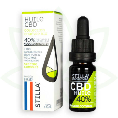 cbd aceite de cáñamo 40 por ciento 10ml full spectrum stilla france mafrenchweed 10