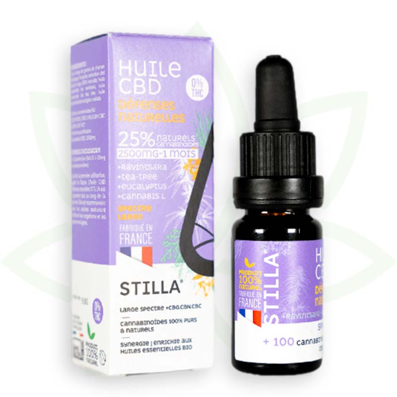 aceite cbd defensas naturales 25 por ciento 10ml amplio espectro stilla francia mafrenchweed 8