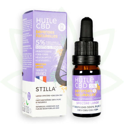 aceite cbd defensas naturales 5 por ciento 10ml amplio espectro stilla francia mafrenchweed 1