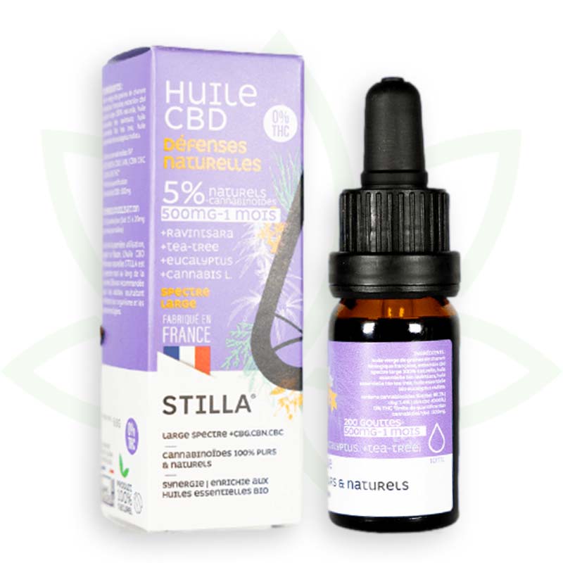 aceite cbd defensas naturales 5 por ciento 10ml amplio espectro stilla francia mafrenchweed 3