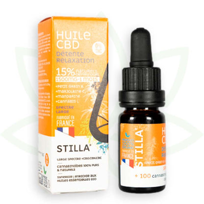 aceite cbd relajacion 15 por ciento 10ml amplio espectro stilla francia mafrenchweed 5