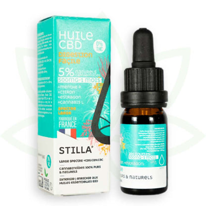 aceite cbd digestión fácil 5 por ciento 10ml amplio espectro stilla francia mafrenchweed 3