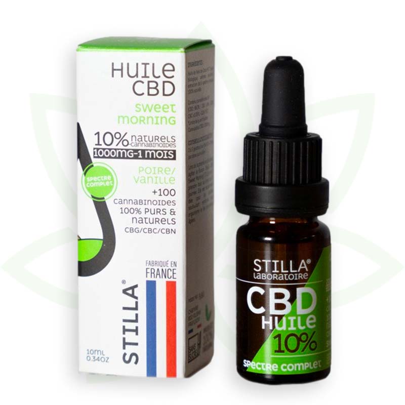 aceite cbd sweet morning 10 por ciento 10ml full spectrum stilla france mafrenchweed 1