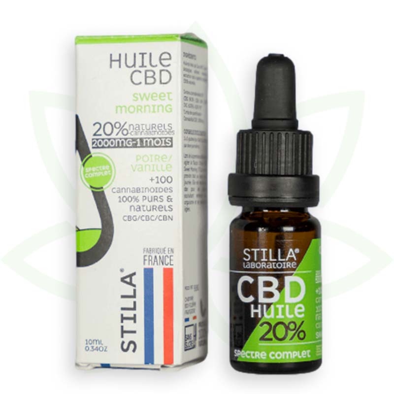 aceite cbd sweet morning 20 por ciento 10ml full spectrum stilla france mafrenchweed 4