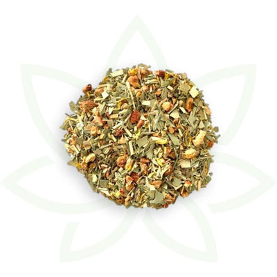 Té de hierbas cbd bálsamo espiritual infusión de cbd orgánico descanso en tizz mafrenchweed 3